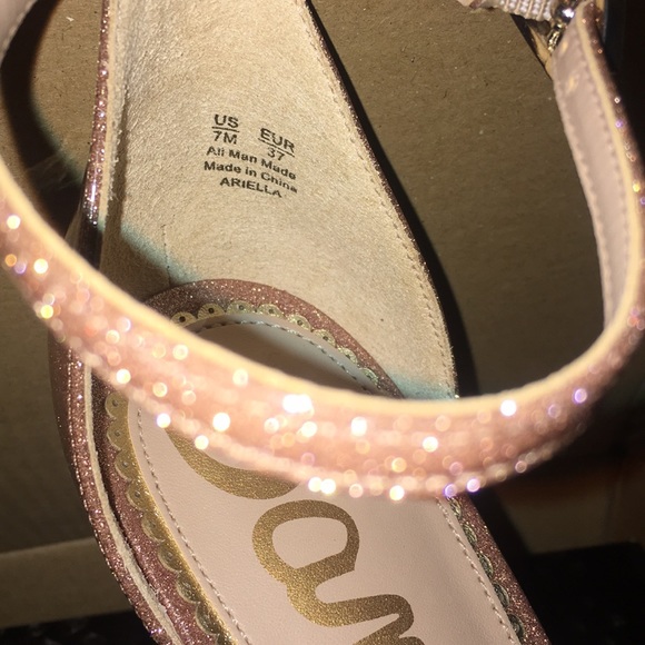 Sam Edelman's Glittered Vinyl Sandals - Picture 8 of 8